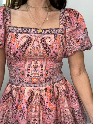 Women's Sidney Mini Dress- Mahal Print