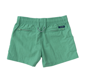 Outrigger Performance Shorts- Green Spruce