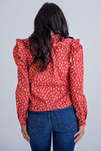 Women’s Leopard Poplin Top