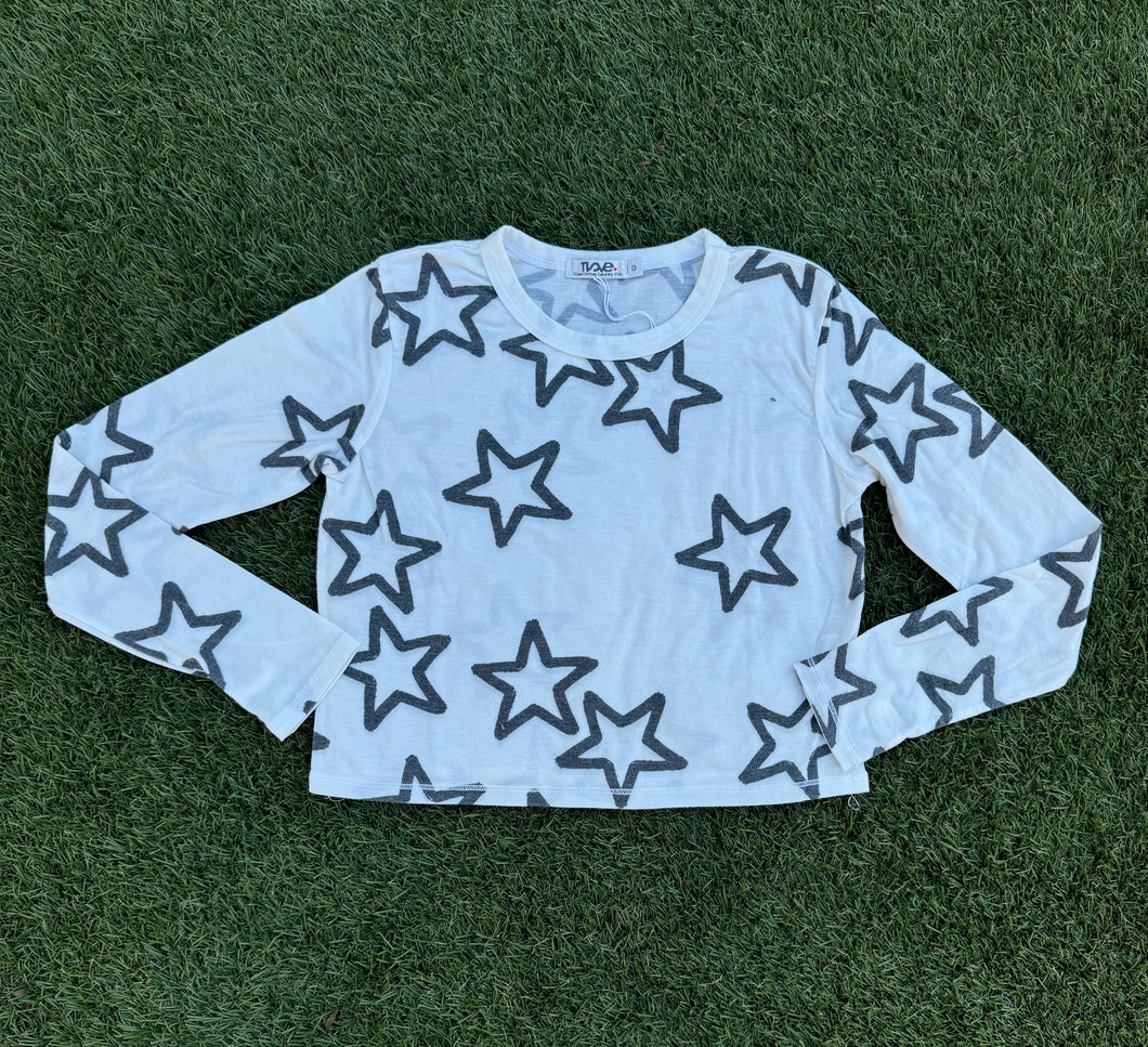 Long Sleeve Star Boxy Tee