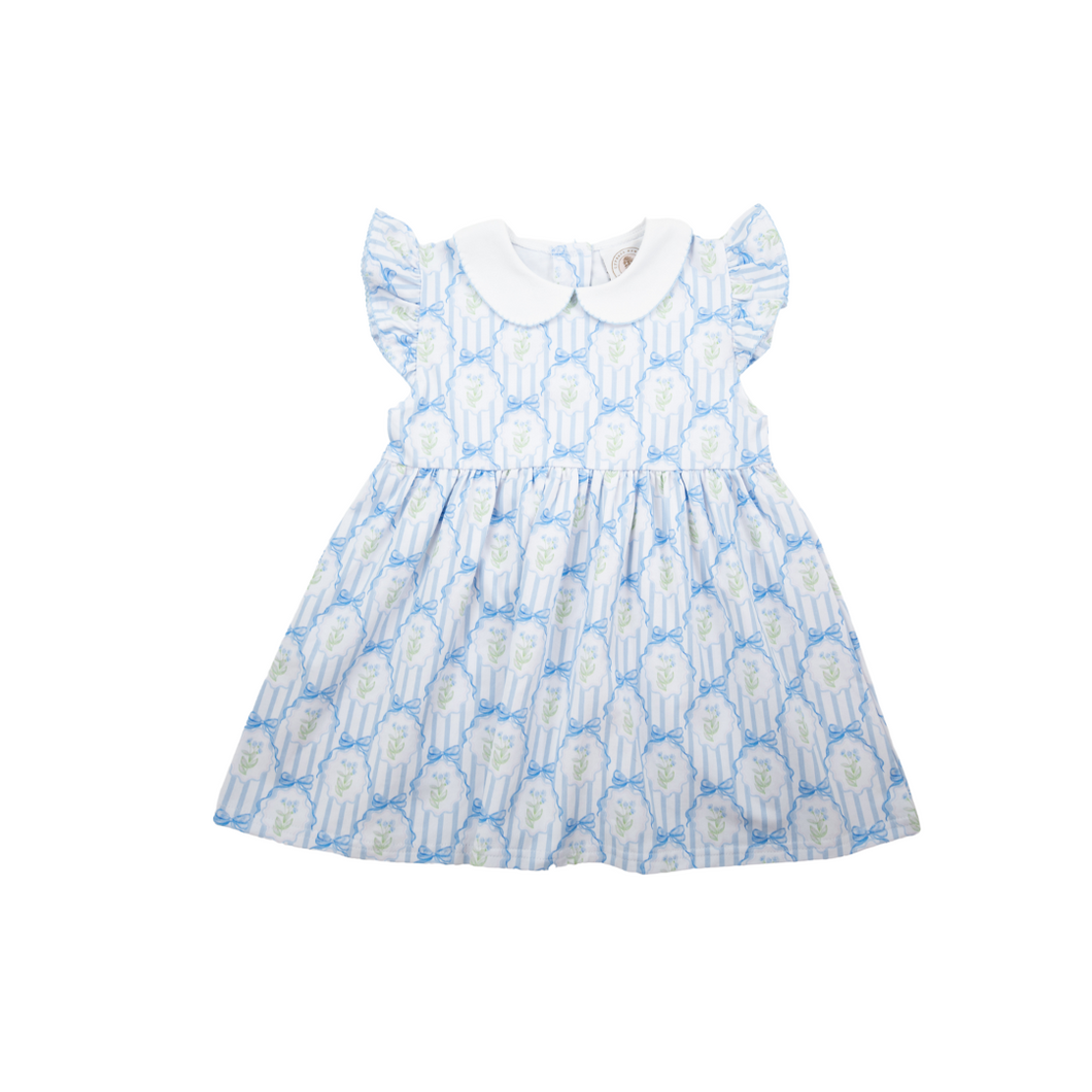 Blakely Flutter Dress- Bluebells