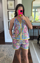 Women’s Purple Border Print Set