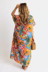 Women's Tropical Island Maxi Dress