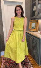 Women’s Lime Embroidered Top & Skirt Set