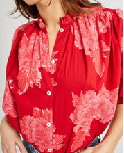 Women’s Francesca Top - Crimson Floral