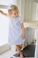 Knit Floral Pastel Stripe Play Dress