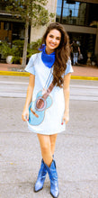 Women’s Light Blue Guitar Tee Dress