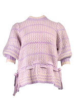 Women’s Alexa Sweater- Lilac & White