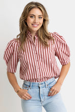 Women’s Red Stripe Top