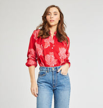 Women’s Francesca Top - Crimson Floral