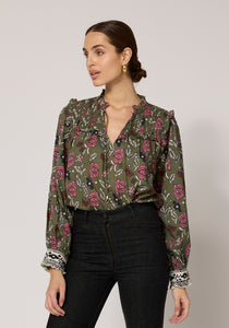 Women’s Leni Blouse - Fiore Print