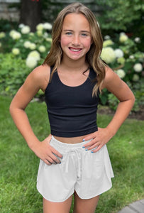 White Butterfly Shorts