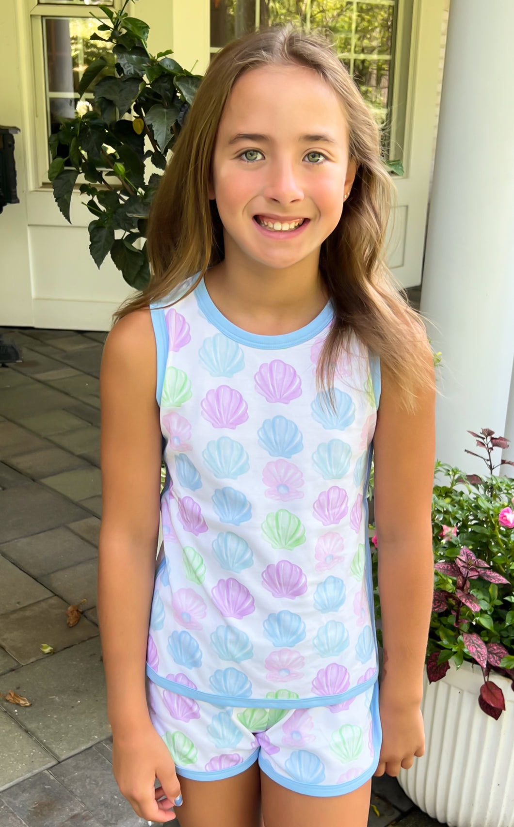 Tank Lounge Set - Shells Knit