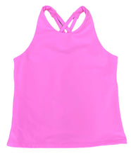 Athleisure Cross Back Cotton Candy Top