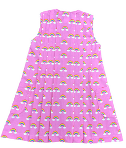 PRESALE Reagan Dress - Pink Rainbow