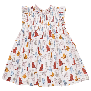 Stevie Dress- Tabby Cats