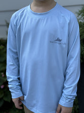 Performance Blue Football Long Sleeve T-Shirt