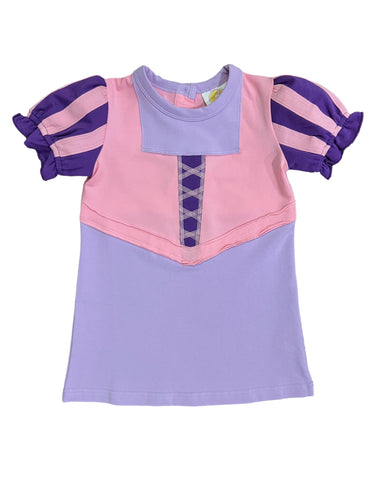 Princess Playdress- Purple Puff Sleeve