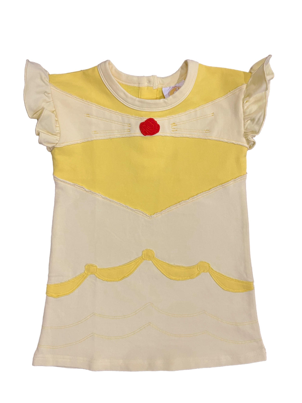 Princess Playdress- Yellow Angel Wing Sleeve