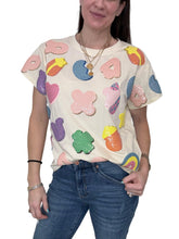 Women's Ivory Lucky Charm Icon Tee