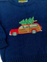 Navy Christmas Woody Sweater