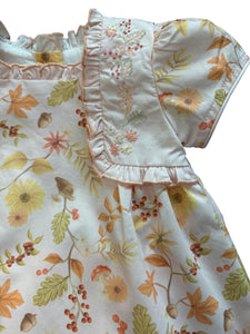 Fall Leaves Girl Bloomer Set