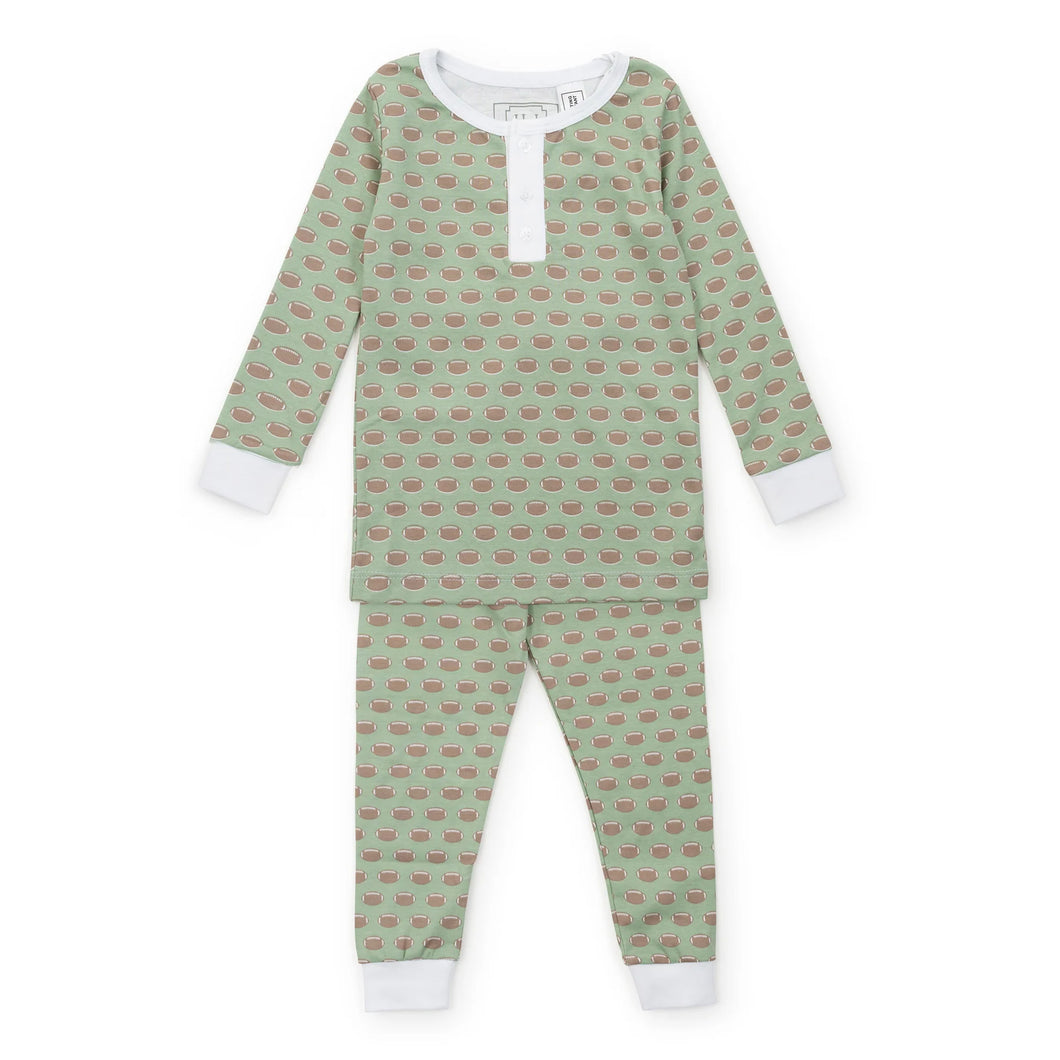 Jack Pajama Set- Football Print