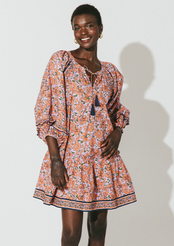 Jaclyn Mini Dress- Asilah Print