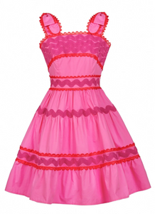 Women's Jade Short Dress- Pink