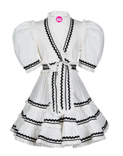 Women's Hortencia Dress- White & Black