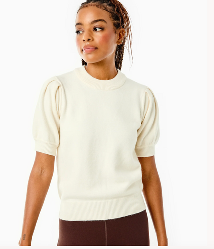 Locust Active Sweater- Cream