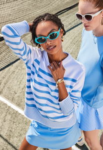 Women's Coastal Crewneck- White & Matisse