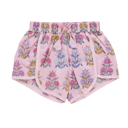 Millie Short- Small Pink Flowerette