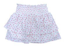 Smocked Ruffle Skirt- Pink Daisy Eyelet