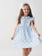 Blakely Flutter Dress- Bluebells
