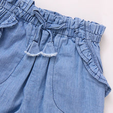 Girls Theodore Shorts- Chambray Wash