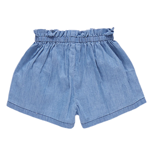 Girls Theodore Shorts- Chambray Wash