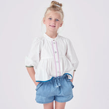 Girls Theodore Shorts- Chambray Wash