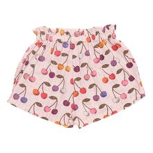 Girls Ruffle Theodore Shorts- Cloud Pink Cherry