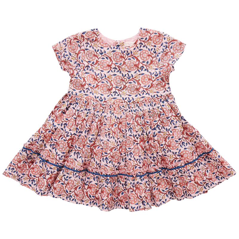 Niley Dress- Pink Blossom Print