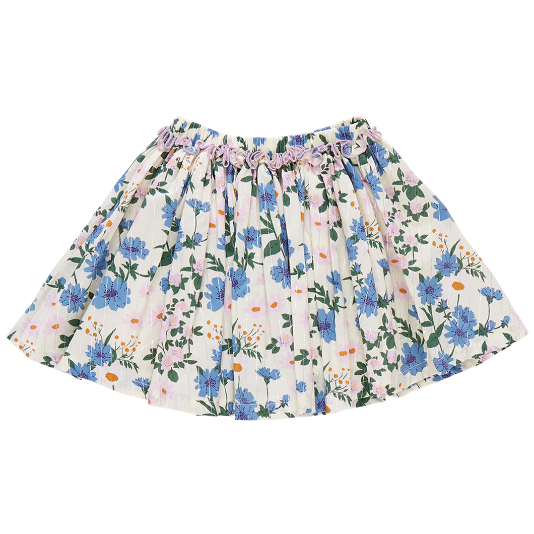 Girls Gianna Skirt - Melon Daisy Floral