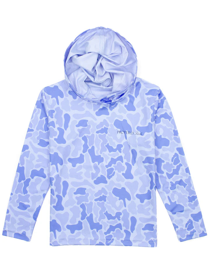 Sportsman Performance Hoodie- Blue River Camo