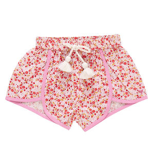 Girls Millie Shorts- Pink Mini Ditsy