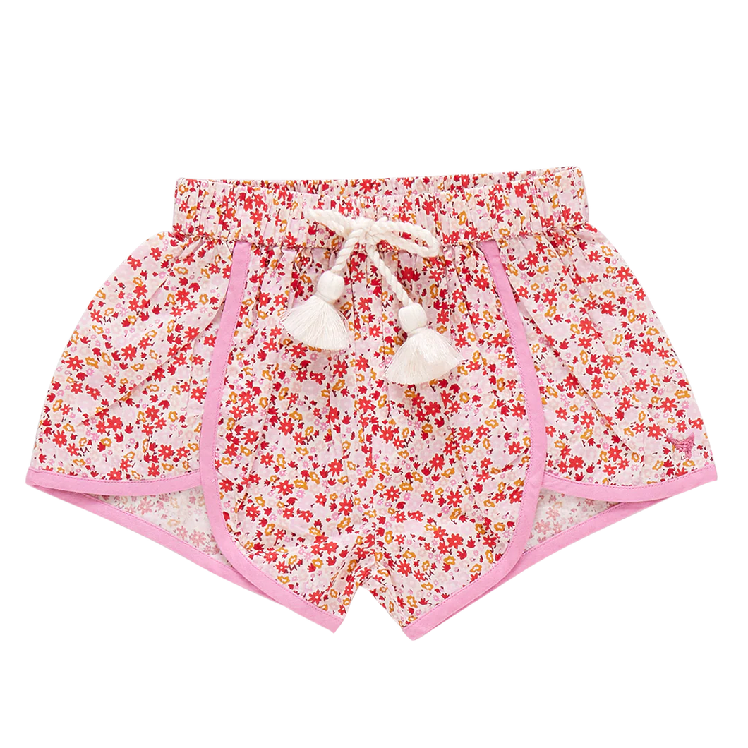 Girls Millie Shorts- Pink Mini Ditsy