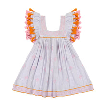 Serena Girl's Tassel Lavender Dress