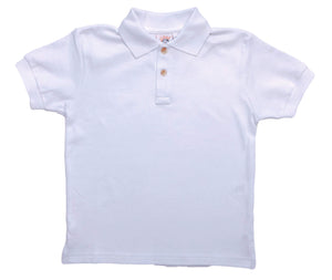 Basic White Short Sleeve Polo