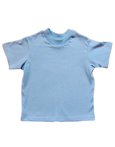 Short Sleeve Blue Tee Shirt