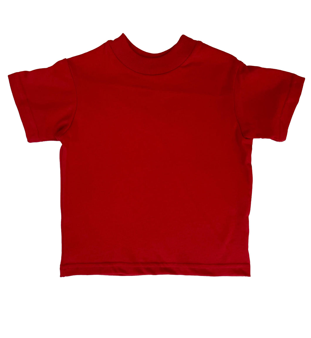 Short Sleeve Red Tee Shirt