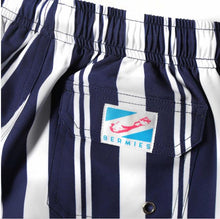 Navy Stripes Swim Shorts