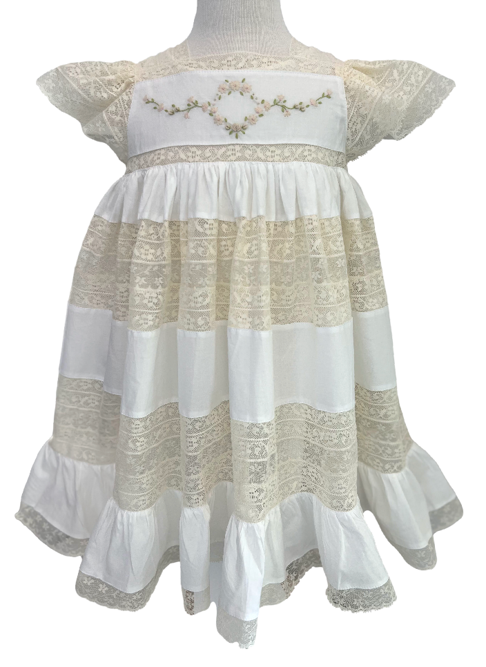 White Mary Frances Heirloom Dress